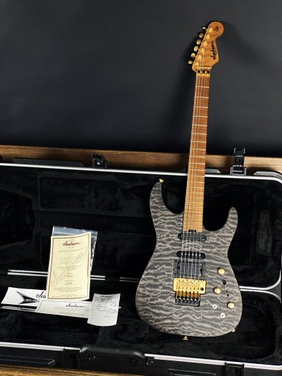 Jackson Custom Shop USA PC-1 Phil Collen Satin Trans Black